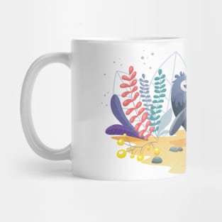 Cartoon blackbird Mug